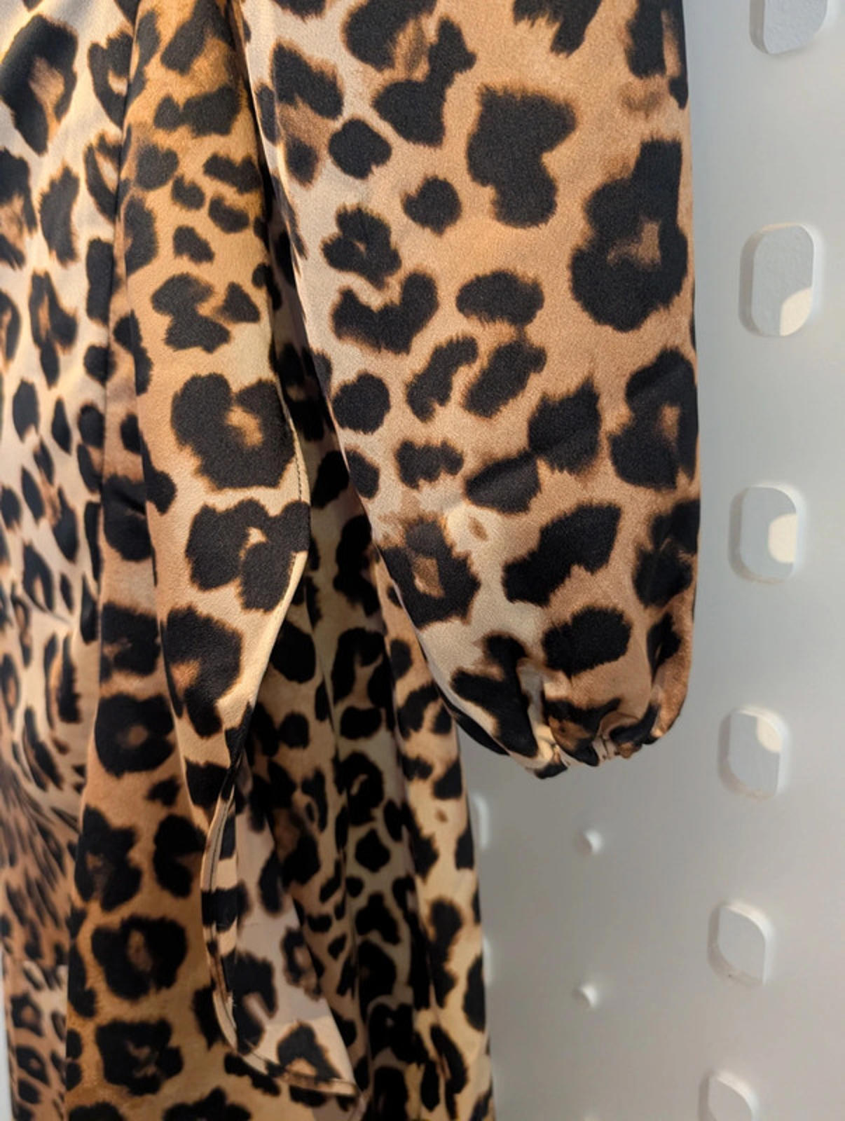 Cras Copenhagen ‘Larocras’ Leopard Print Wrap Dress