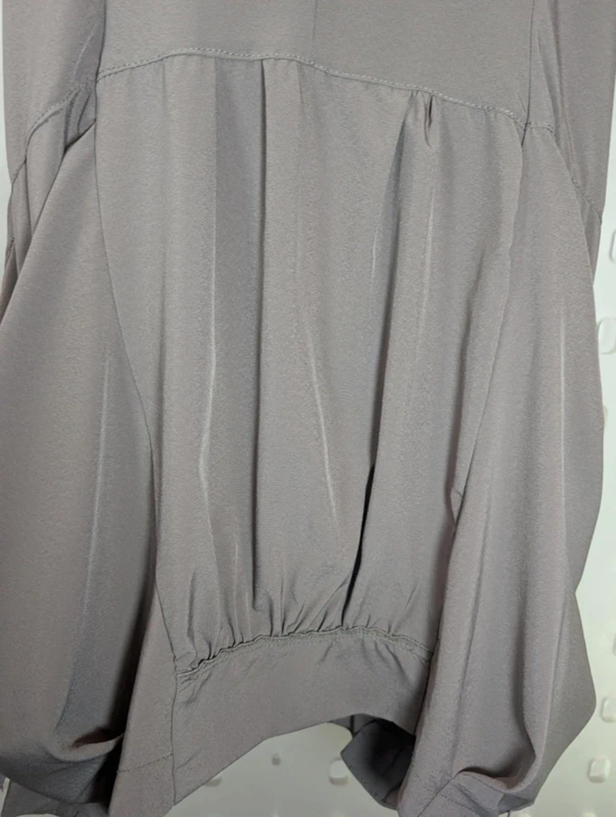 Areline Paris Draped Tank Dress Taupe T3 Loose Fit