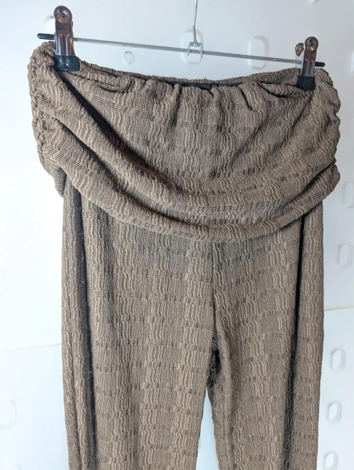 BNWT Ego Flared Trousers - Chocolate Brown - UK 6