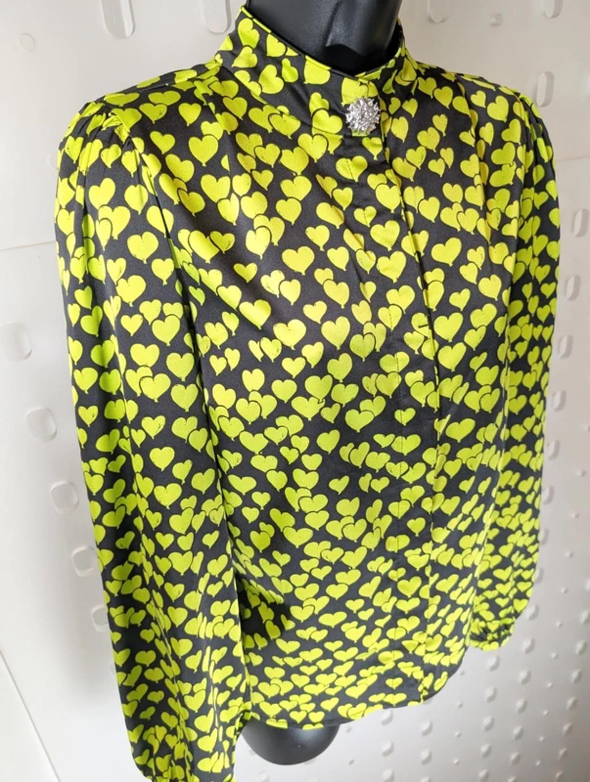 Cras Copenhagen Lavacras Heartbeat Print Shirt UK10 Statement