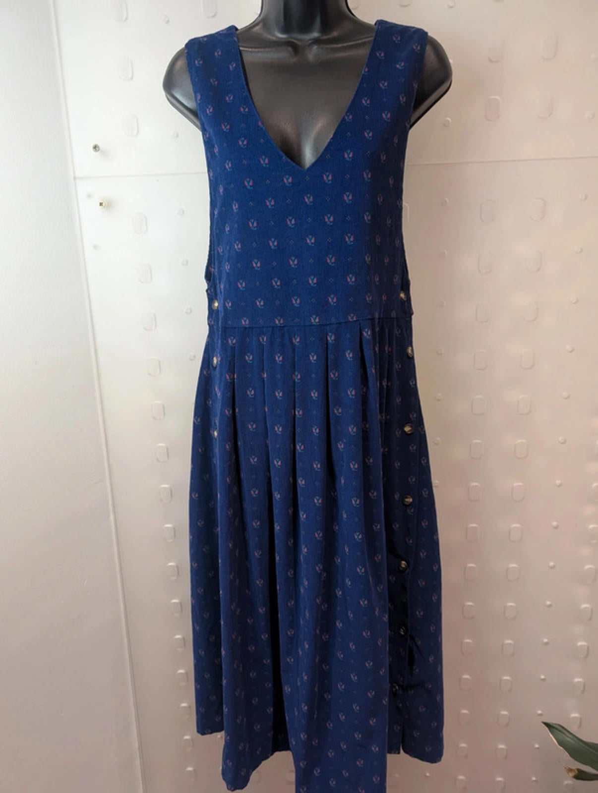 Bryn Connelly Vintage Corduroy Pinafore Dress – Size S (Made in Japan)