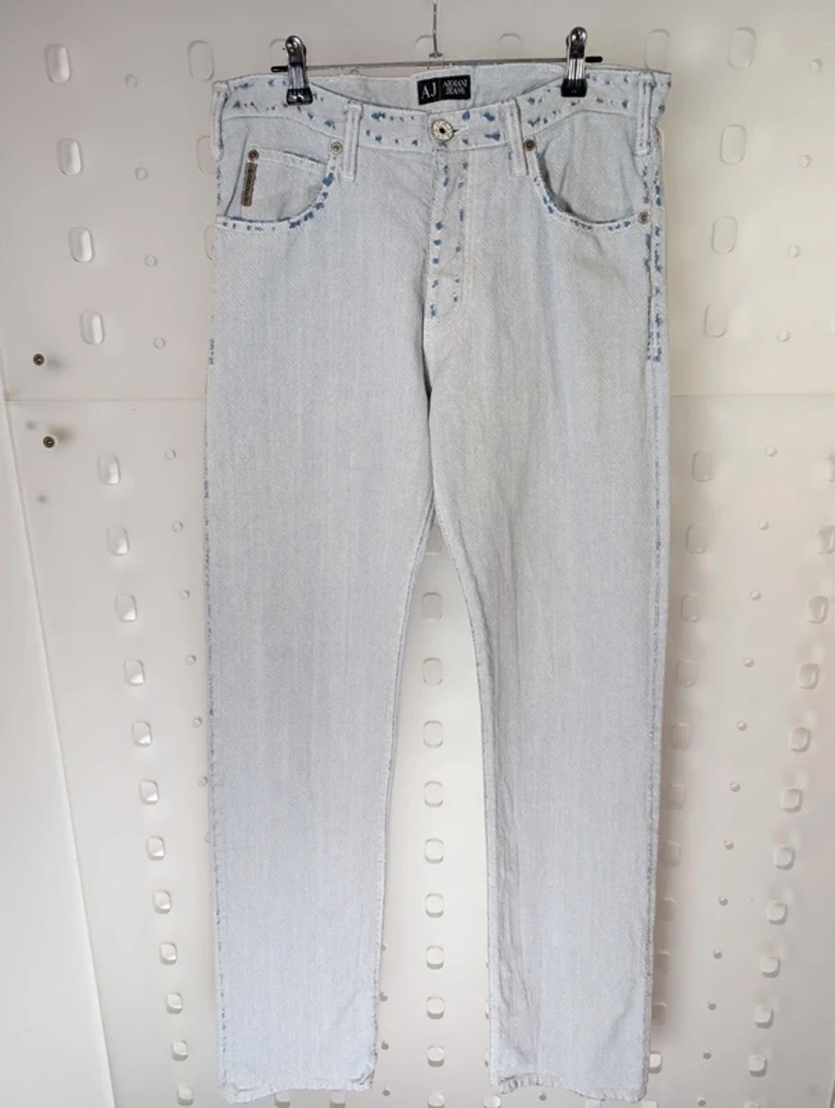 Armani Jeans Light Wash Straight Leg Denim W31 L33 Classic Fit