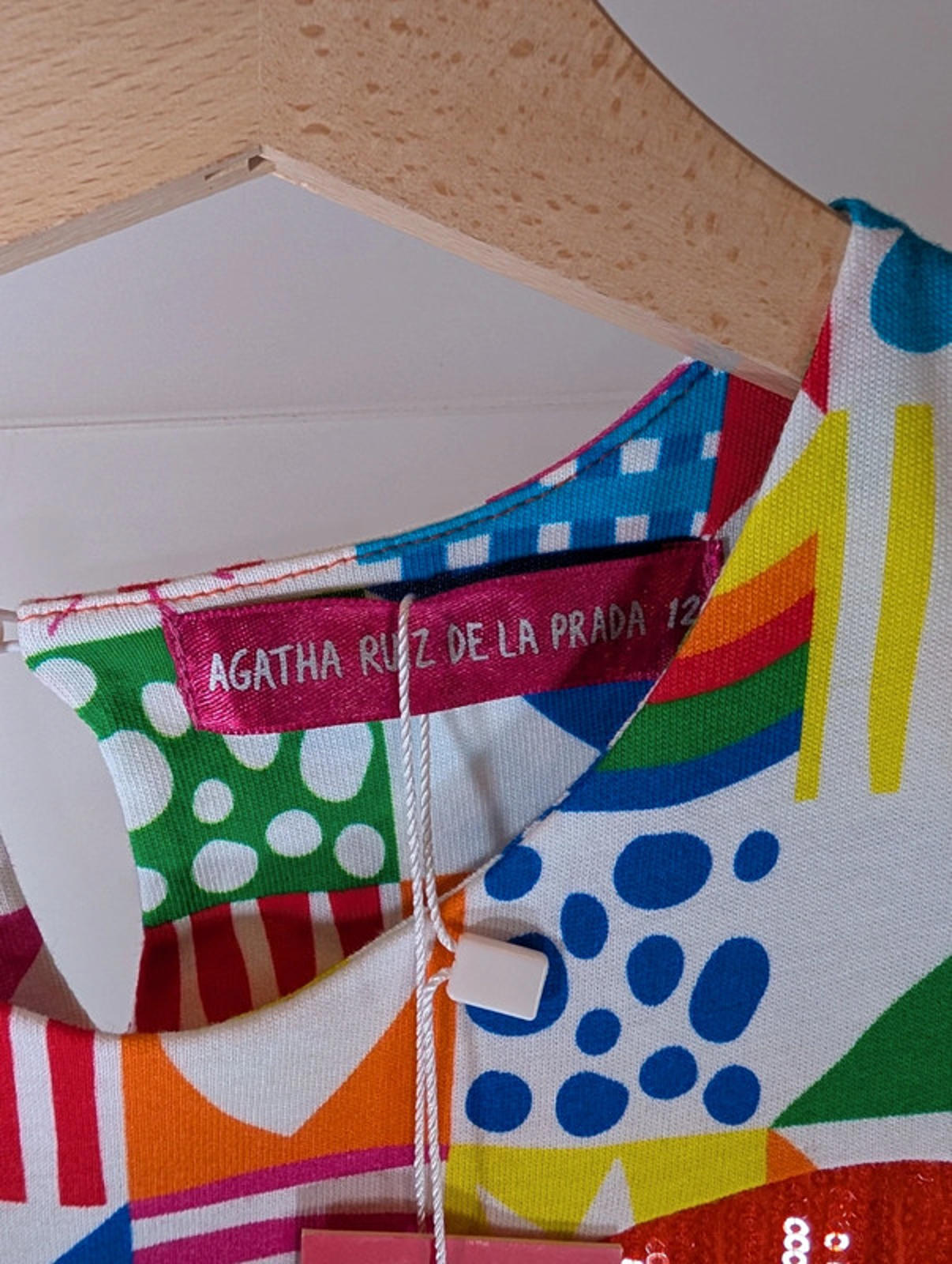 Agatha Ruiz de la Prada cotton dress | Age 12 | Sequin heart