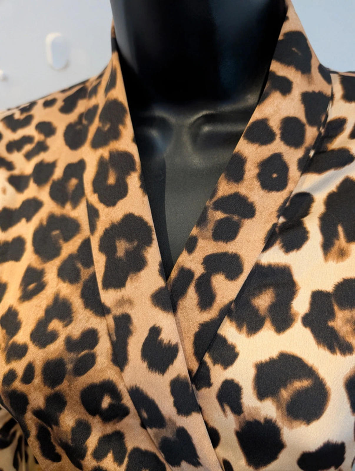 Cras Copenhagen ‘Larocras’ Leopard Print Wrap Dress