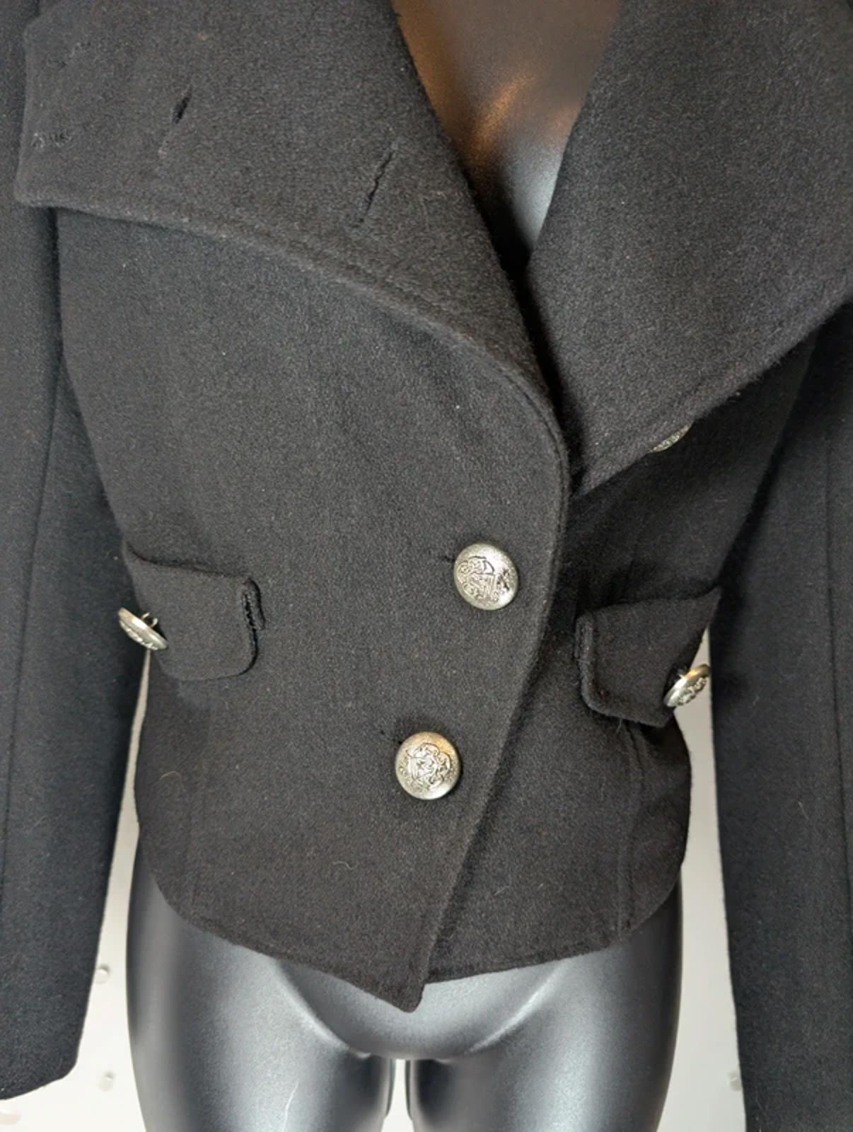 Cropped Military Jacket K-Pop Lolita Style Double Breasted Tailored