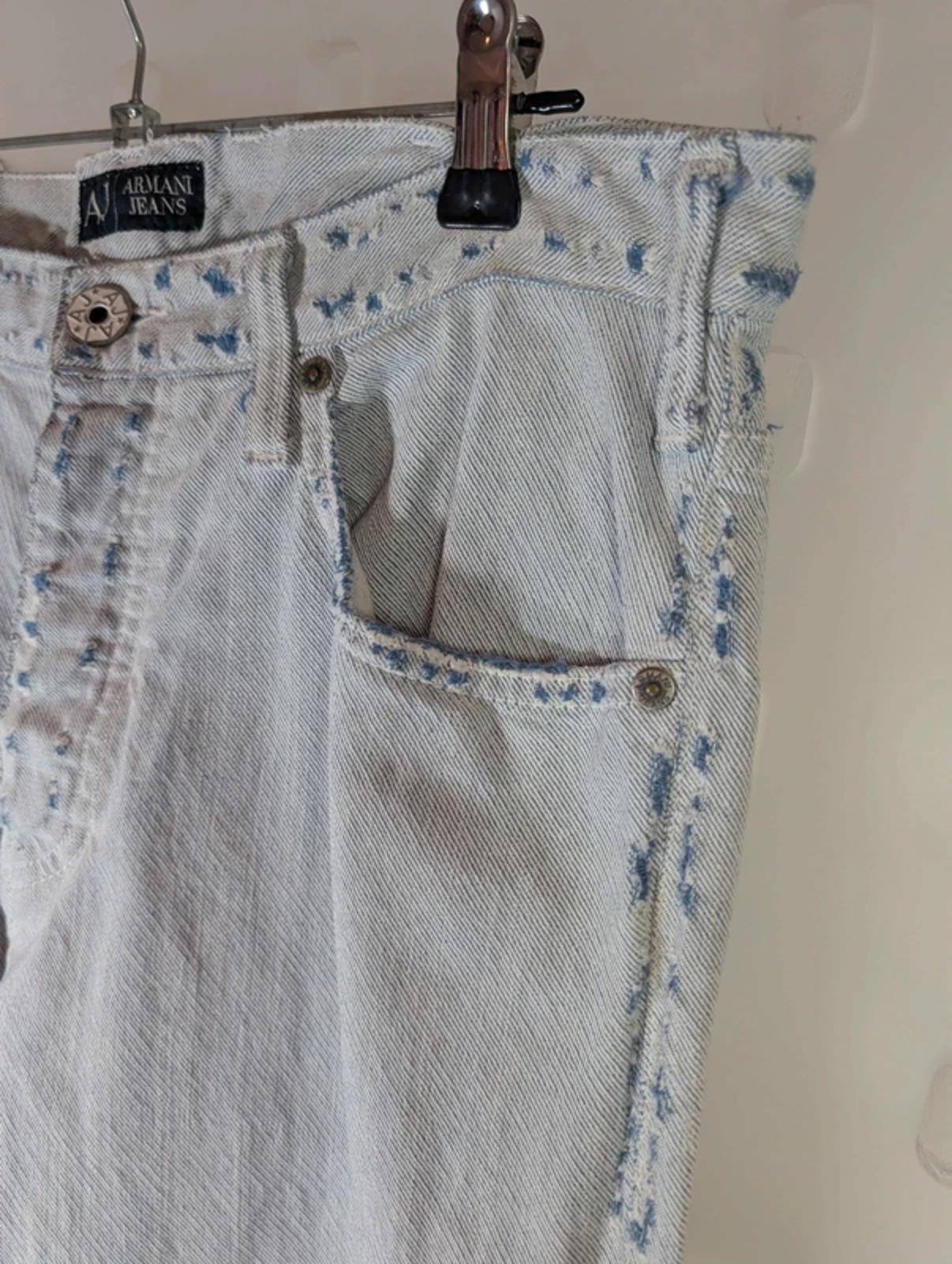 Armani Jeans Light Wash Straight Leg Denim W31 L33 Classic Fit