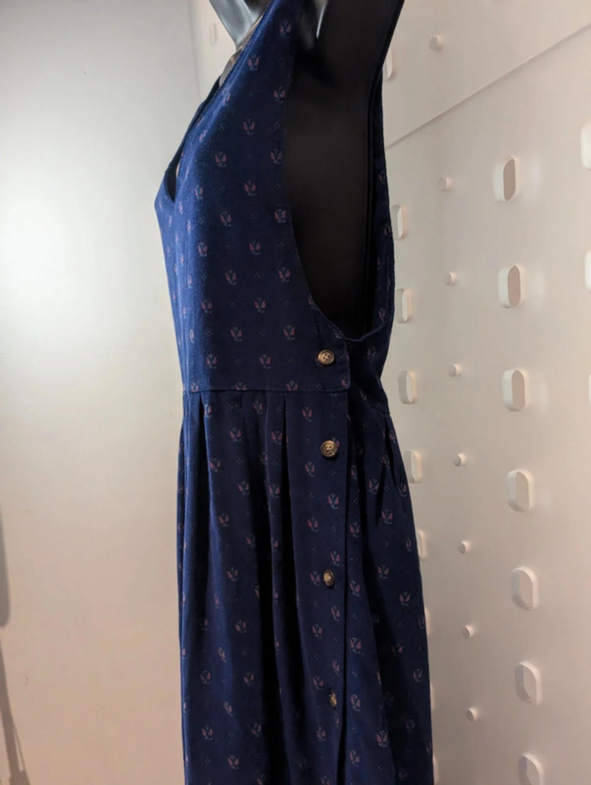 Bryn Connelly Vintage Corduroy Pinafore Dress – Size S (Made in Japan)