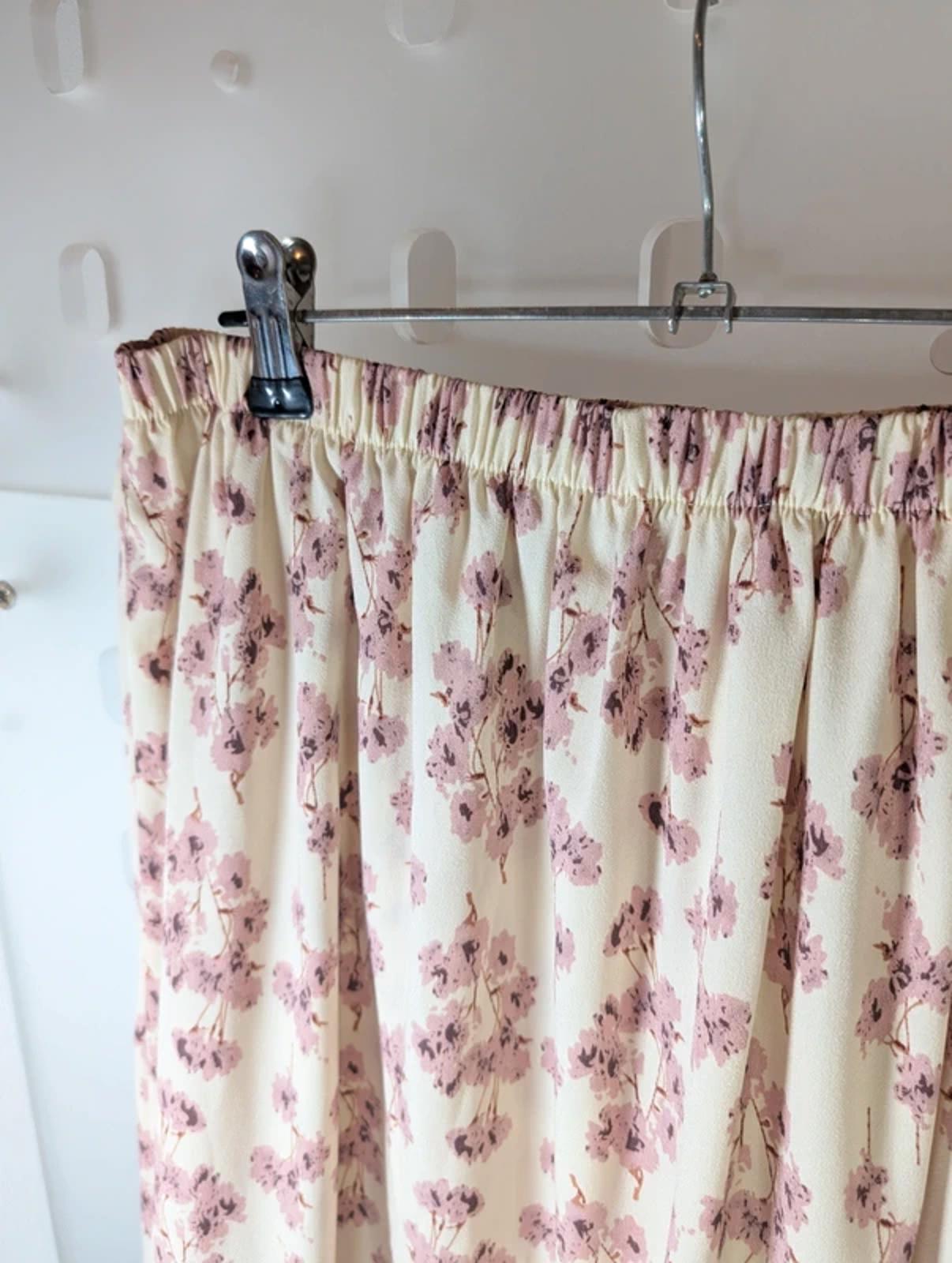 Boutique floral midi skirt UK 12–14 elastic waist