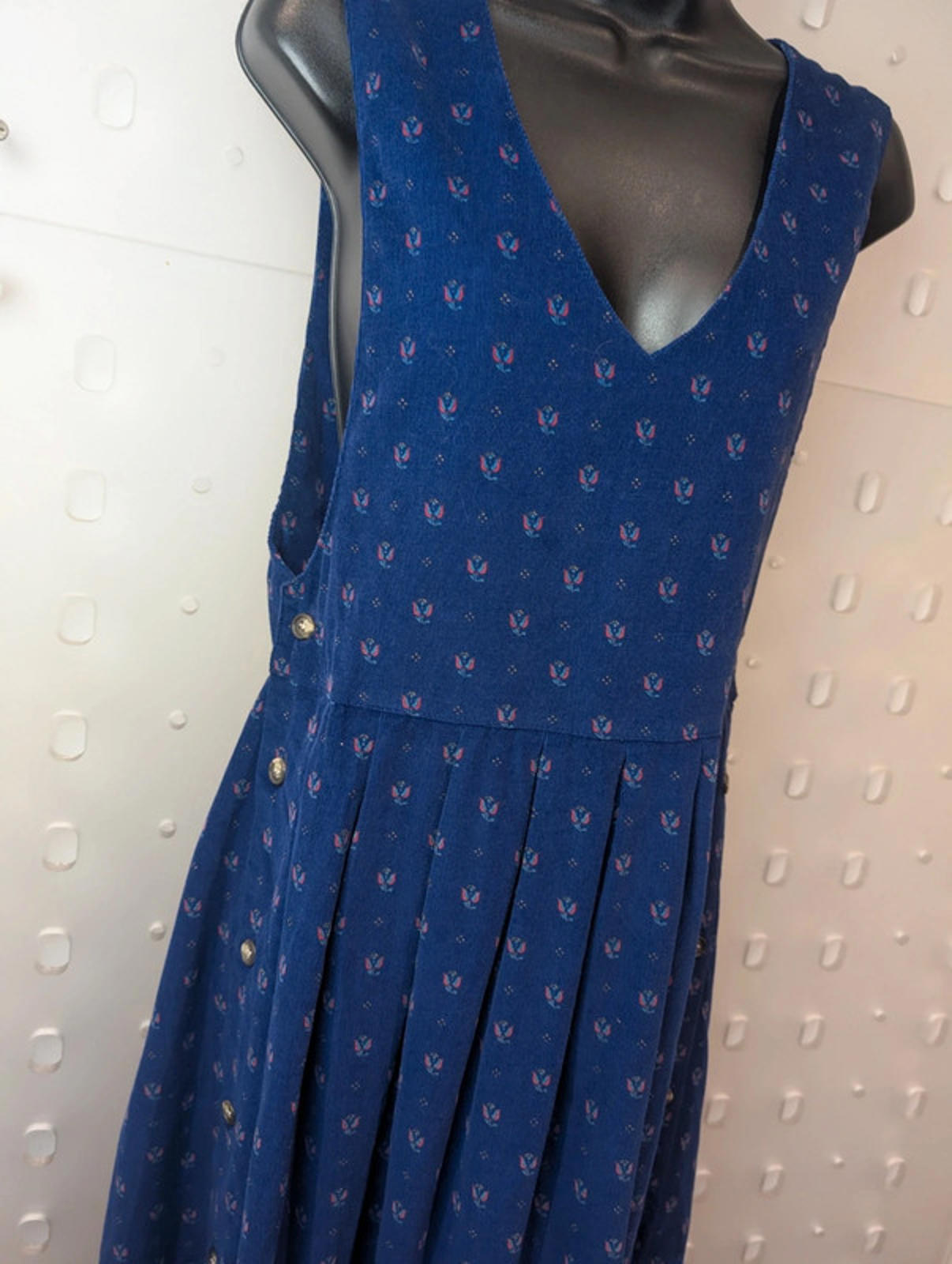 Bryn Connelly Vintage Corduroy Pinafore Dress – Size S (Made in Japan)