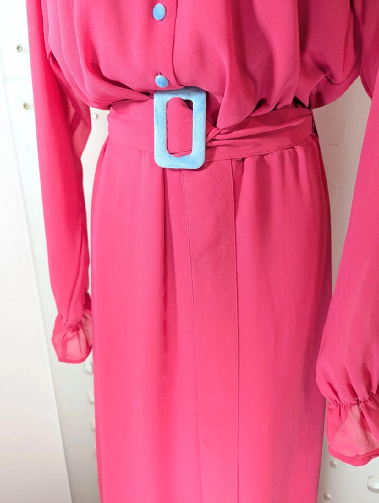 Beautiful Coster Copenhagen pink maxi dress UK16 brand new with tags.