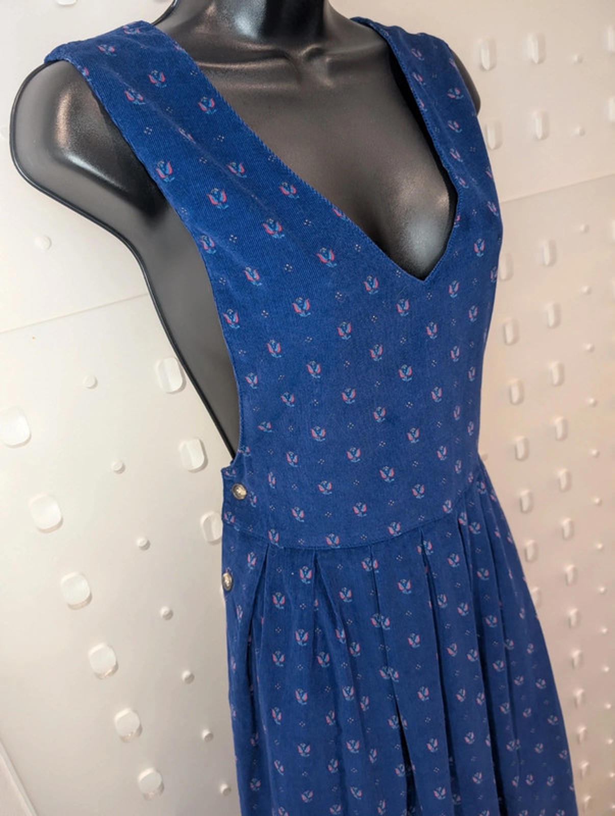 Bryn Connelly Vintage Corduroy Pinafore Dress – Size S (Made in Japan)