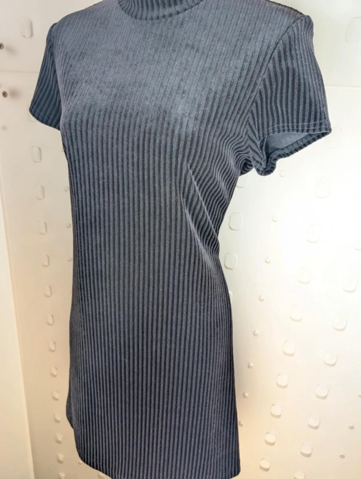 All That Jazz Corduroy Skater Dress – Black – Size M