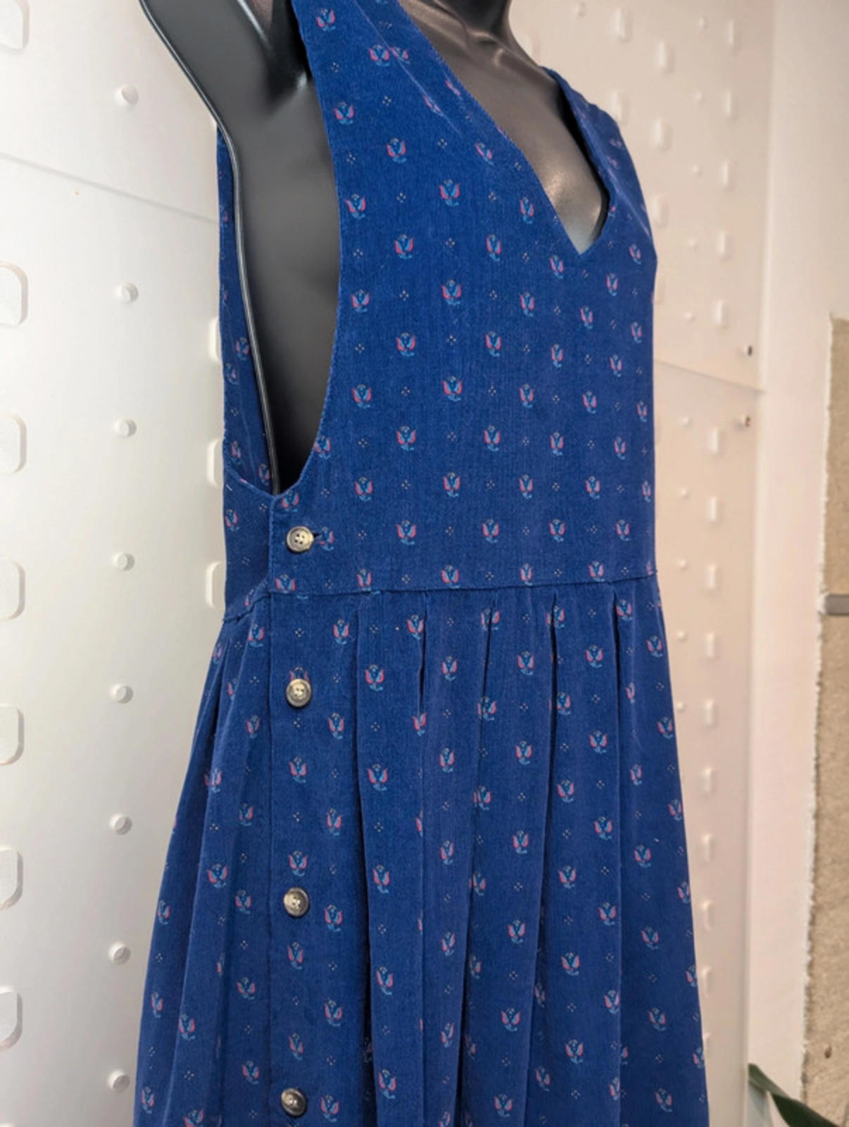 Bryn Connelly Vintage Corduroy Pinafore Dress – Size S (Made in Japan)