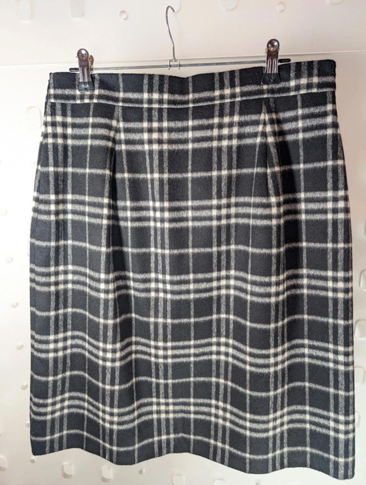 Court One by Gerry Weber Tartan Skirt – UK 12 Wool-Feel Tailored Mini