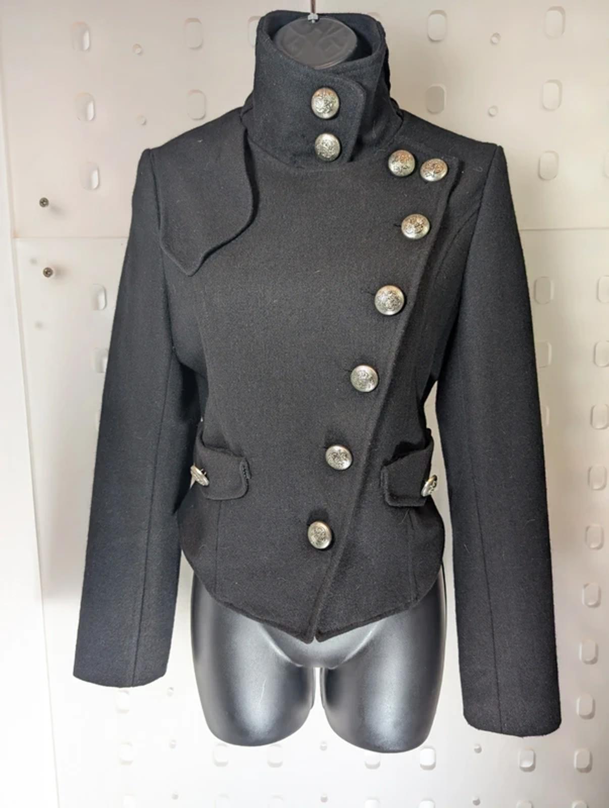 Cropped Military Jacket K-Pop Lolita Style Double Breasted Tailored