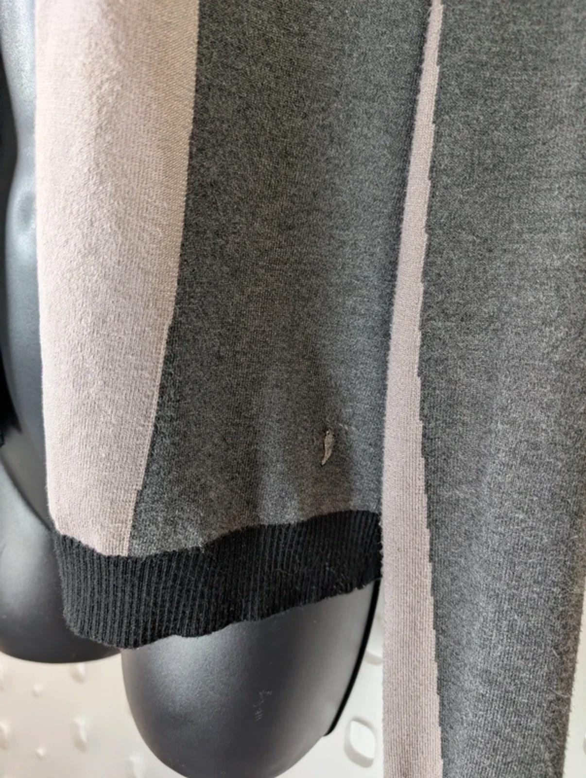 Coster Copenhagen Grey Button Cardigan Wing Detail Viscose Blend UK S