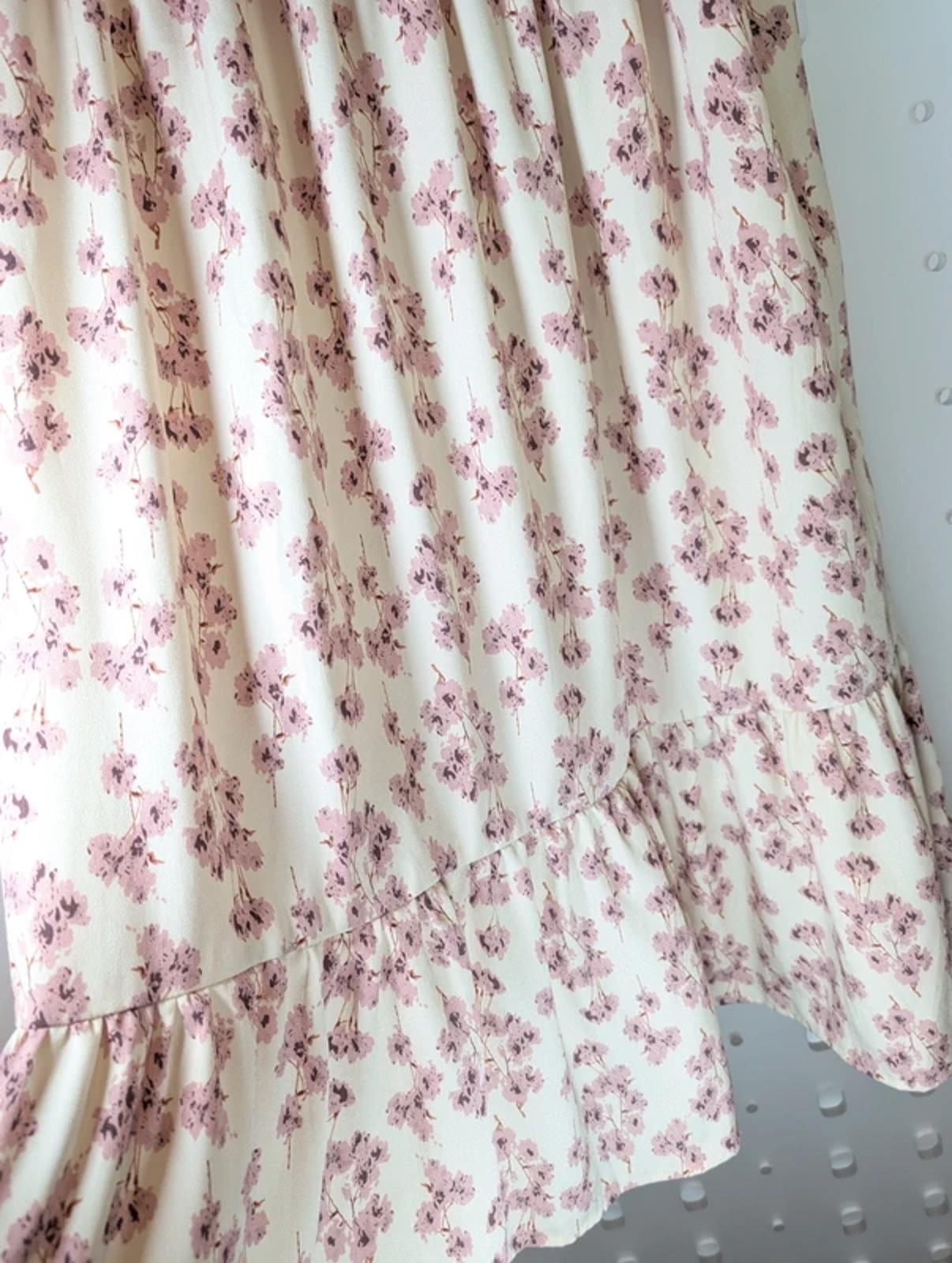 Boutique floral midi skirt UK 12–14 elastic waist