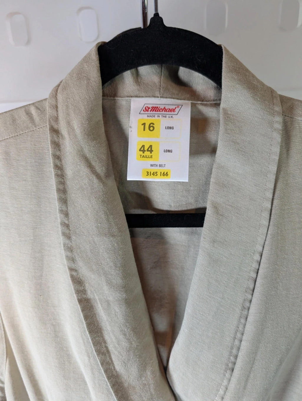 St Michael Vintage Cotton Midi Dress – Made in the UK (UK 16 Long)