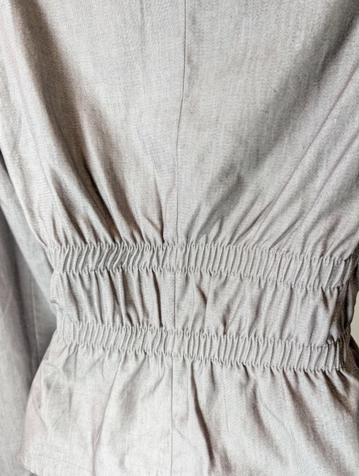 Caractère cotton fitted blazer with elasticated waist UK 8