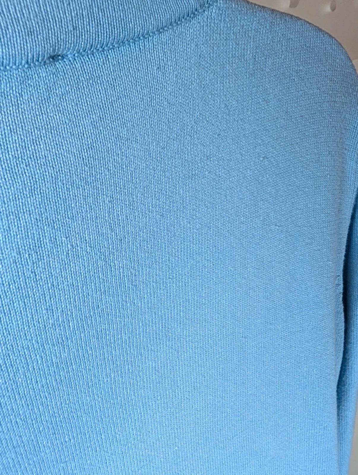 Bob Mackie Wearable Art Embellished Cardigan Size M - Floral Blue Cotton