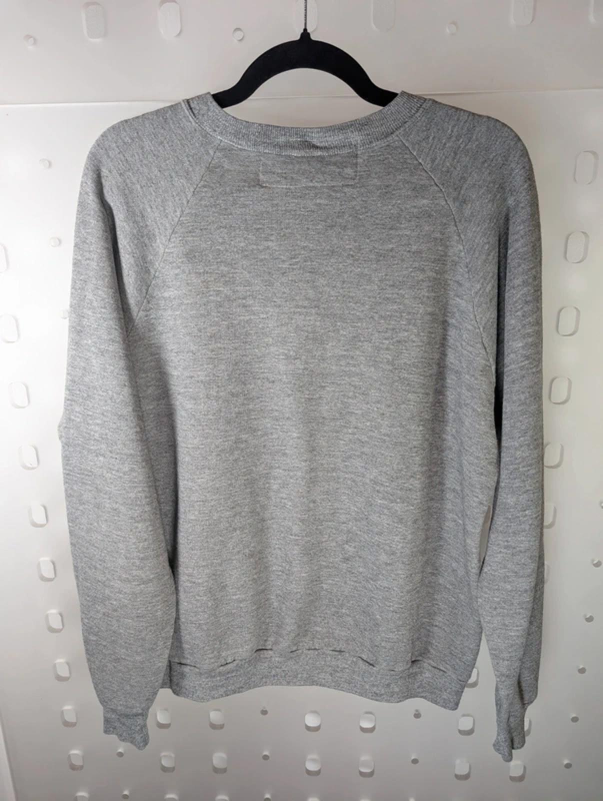 Born Again Prints Vintage Sweatshirt L Hand Printed Graphic Y2K Streetwear