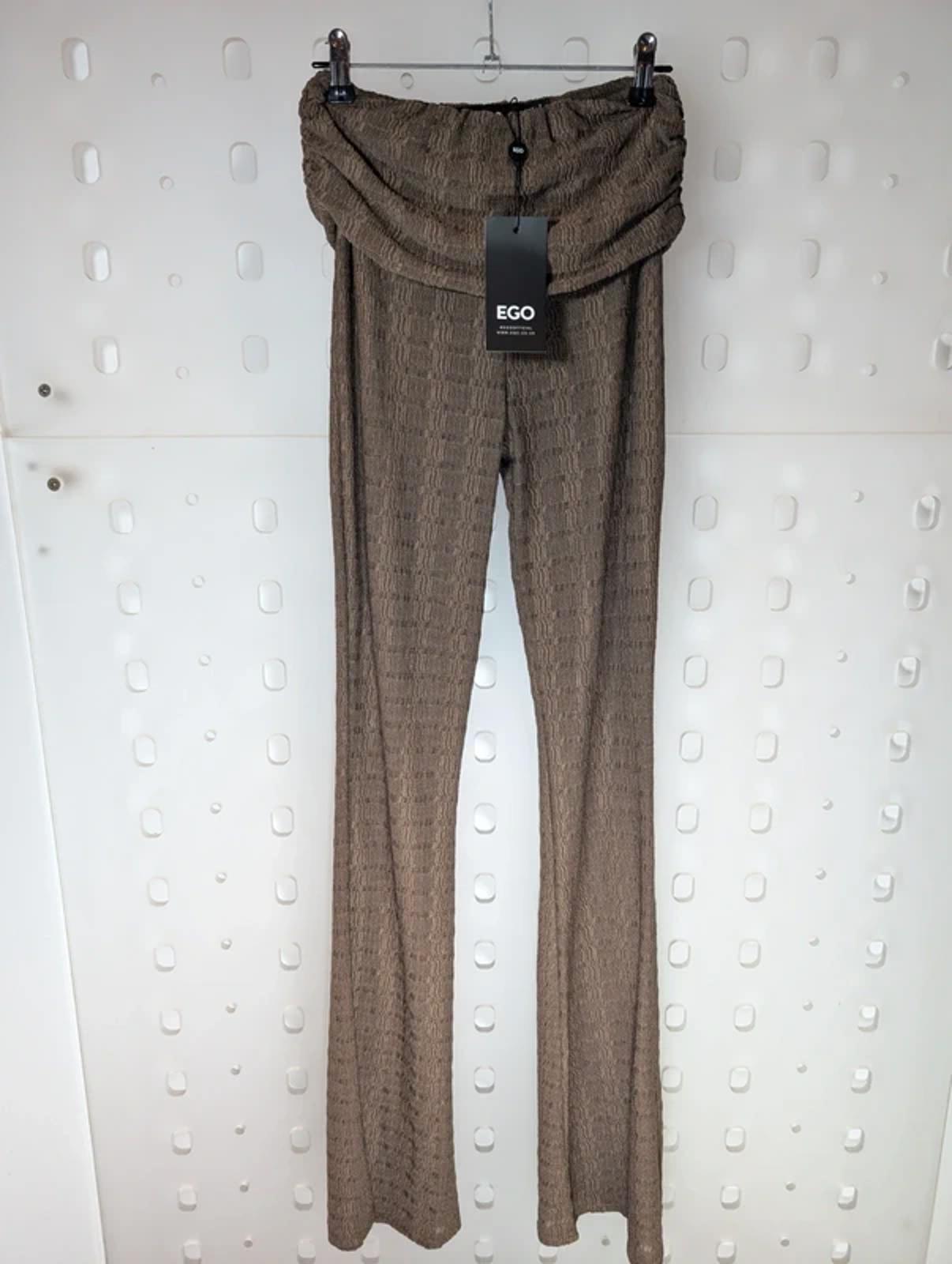 BNWT Ego Flared Trousers - Chocolate Brown - UK 6