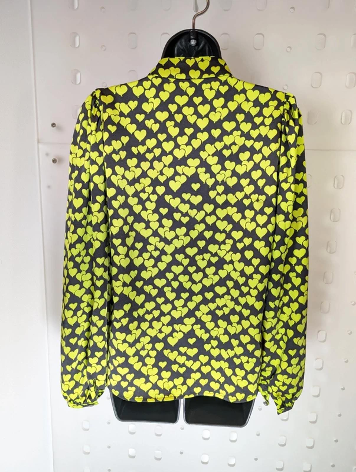 Cras Copenhagen Lavacras Heartbeat Print Shirt UK10 Statement