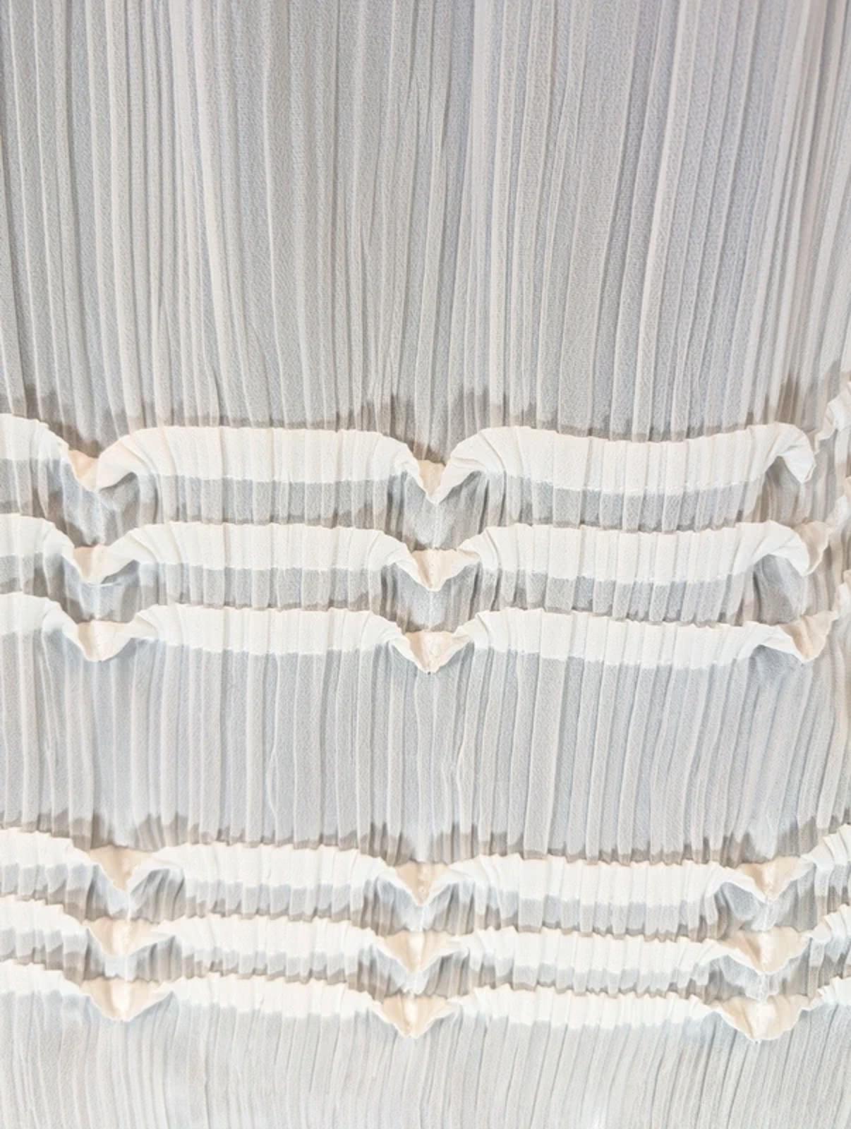 CCDK Copenhagen Pleated Blouse Diamante Buttons EU 38