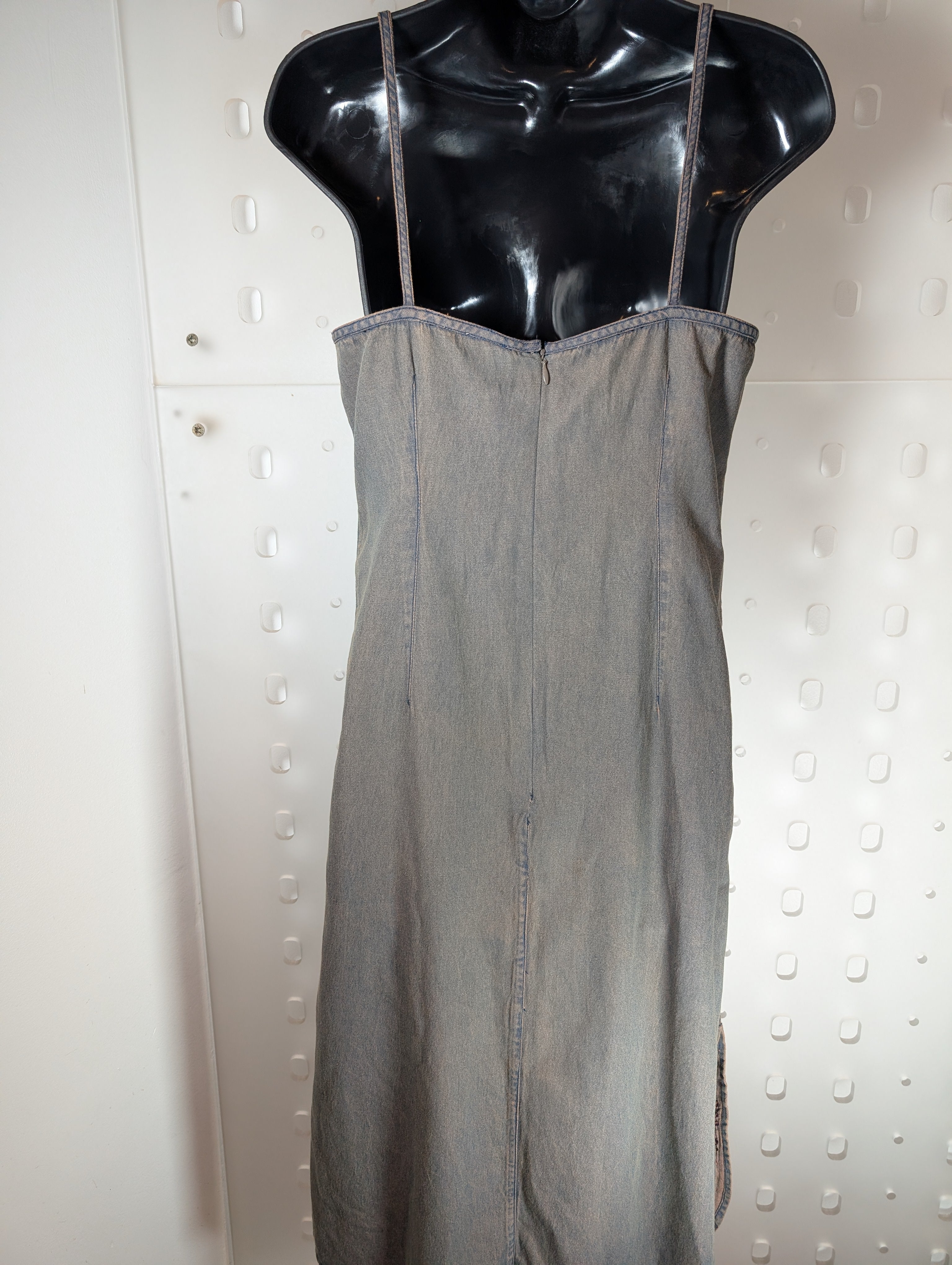 Denim midi dress by Cazz  UK M